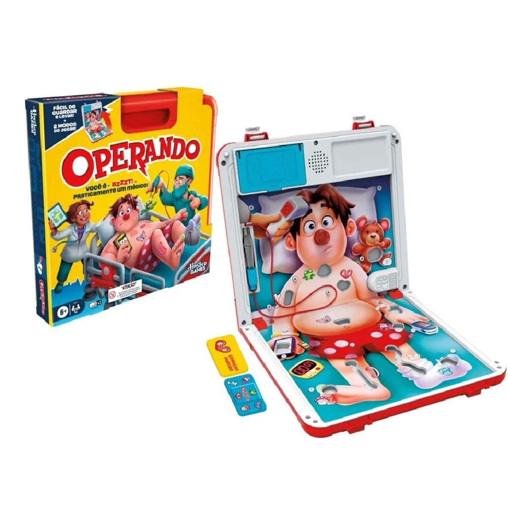 Jogo Operando Refresh na Maleta Brinquedo - Hasbro em Oferta na Shopee