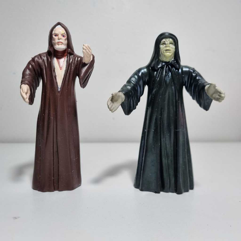 Figuras Star Wars - Obi-Wan Kenobi ou Darth Sidious - 1993 - 11 cm - Usados