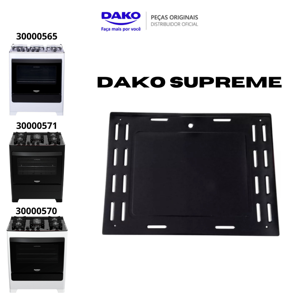 BANDEJA FUNDO FORNO FOGÃO DAKO SUPREME 5 BOCAS ORIGINAL ENVIO IMEDIATO FULL