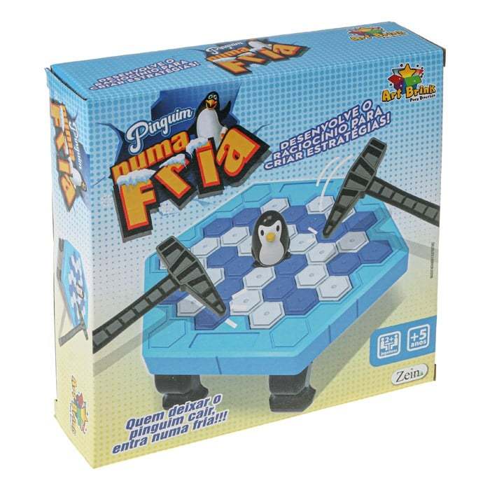 Jogo de Mesa Quebra Gelo Pinguim Interativo Original‎ - Art Brink · foto 2