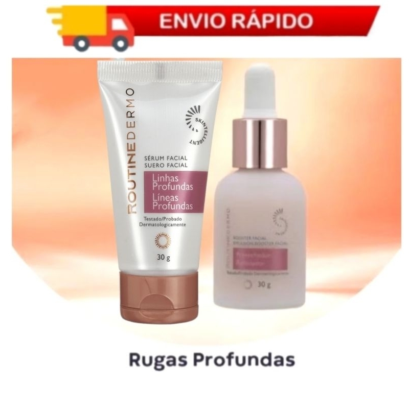 KIT RUGAS PROFUNDAS - Sérum Linhas Profundas E Booster Preenchedor Routine Dermo Hinode 30g Cada