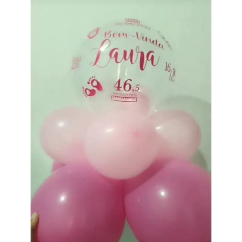 Bubble Personalizado Bem Vindo(a)