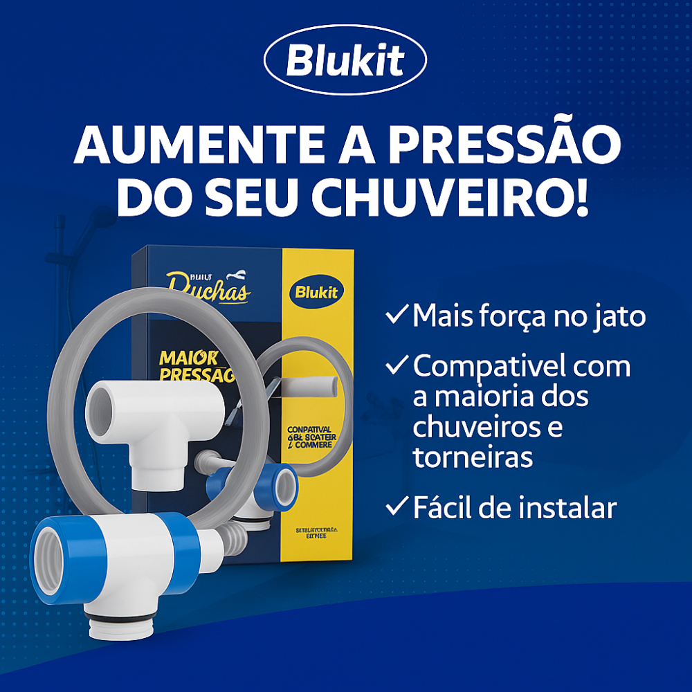 Válvula Blukit Duchão Alternadora de Pressão p/ Torneiras e Chuveiros em Oferta na Shopee