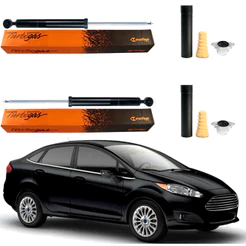 PAR AMORTECEDOR TRASEIRO NEW FIESTA 2010 A 2019 ORIGINAL COFAP + KITS