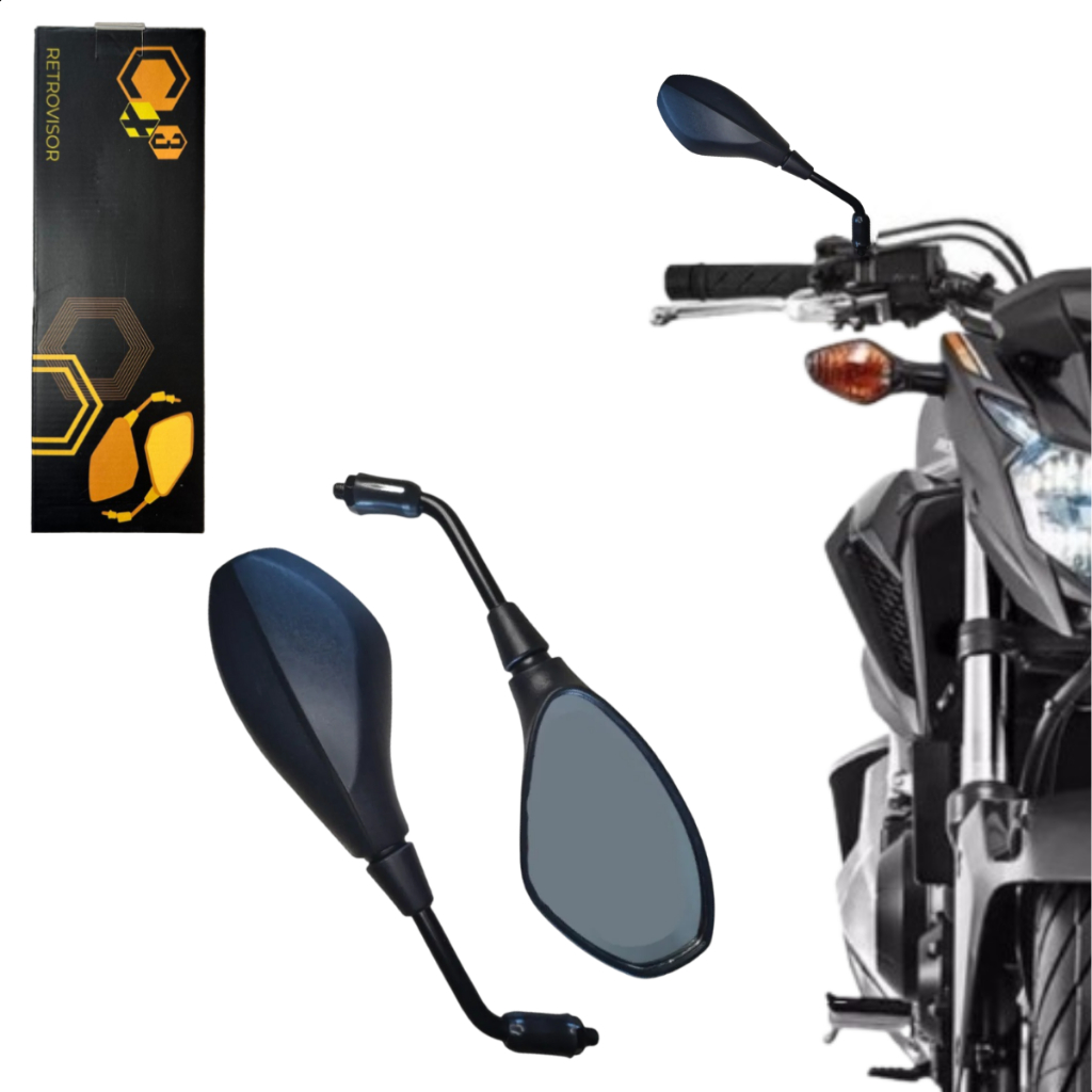 Retrovisor F800 Fixo Modelo Original Bmw Convexa Para Honda em Oferta na Shopee