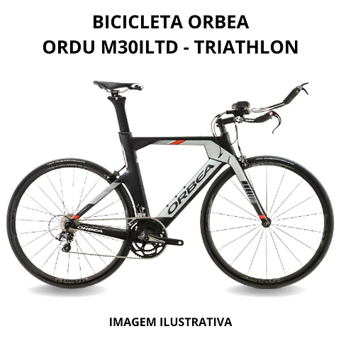 Bicicleta Orbea Ordu M30 c/ Quadro de Carbono Preto~Cinza