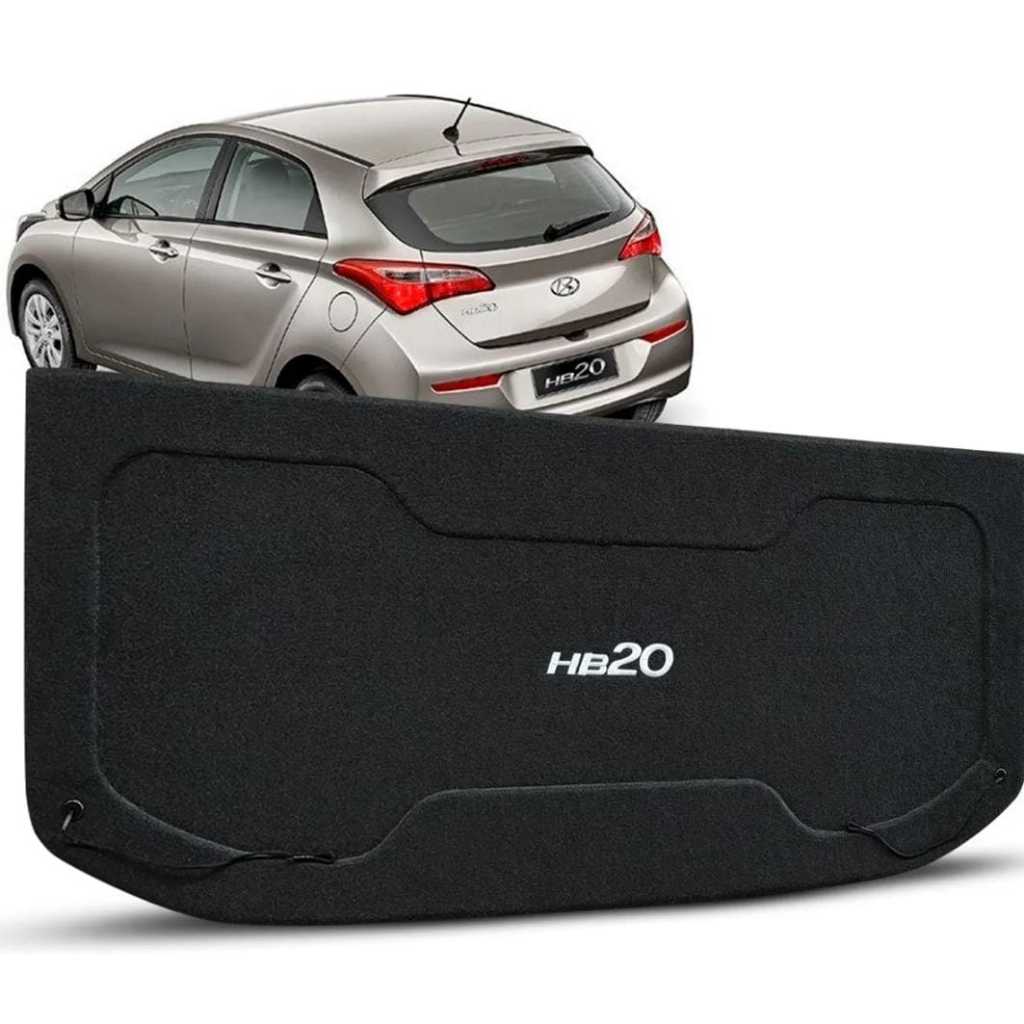 Tampão porta-malas/Bagagito  HB20 G1 2012 a 2019 Carpetado ENVIO IMEDIATO em Oferta na Shopee