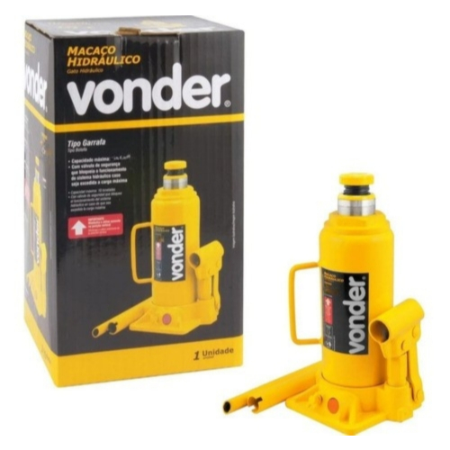 Macaco Hidraulico Universal Tipo Garrafa Vonder Com Alavanca em Oferta na Shopee