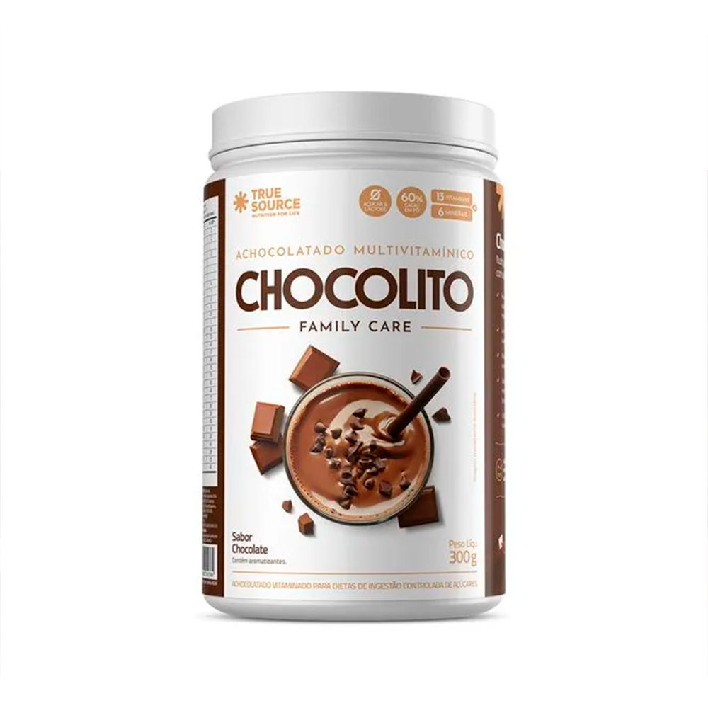 Multivitamínico Chocolito 300g Achocolatado True Source Family Care