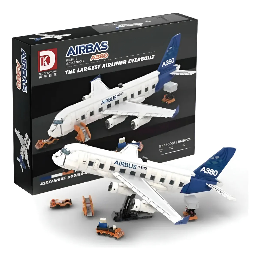Blocos De Montar Tec Creators 80008 Airbus A380 1945 Pcs - Toys Import J24061938 em Oferta na Shopee