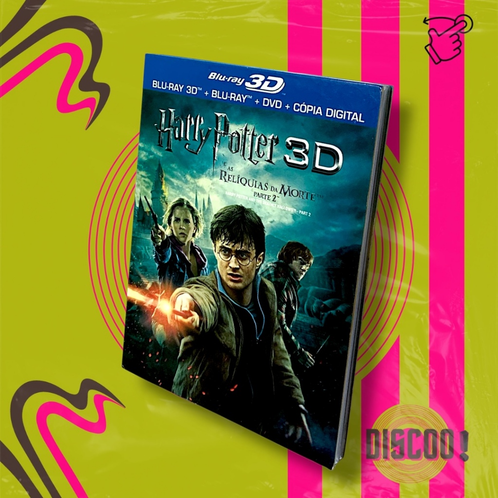 EMBALAGEM Blu-ray Harry Potter e as Relíquias da Morte – Parte 2 (Harry Potter and the Deathly Hallows – Part 2)