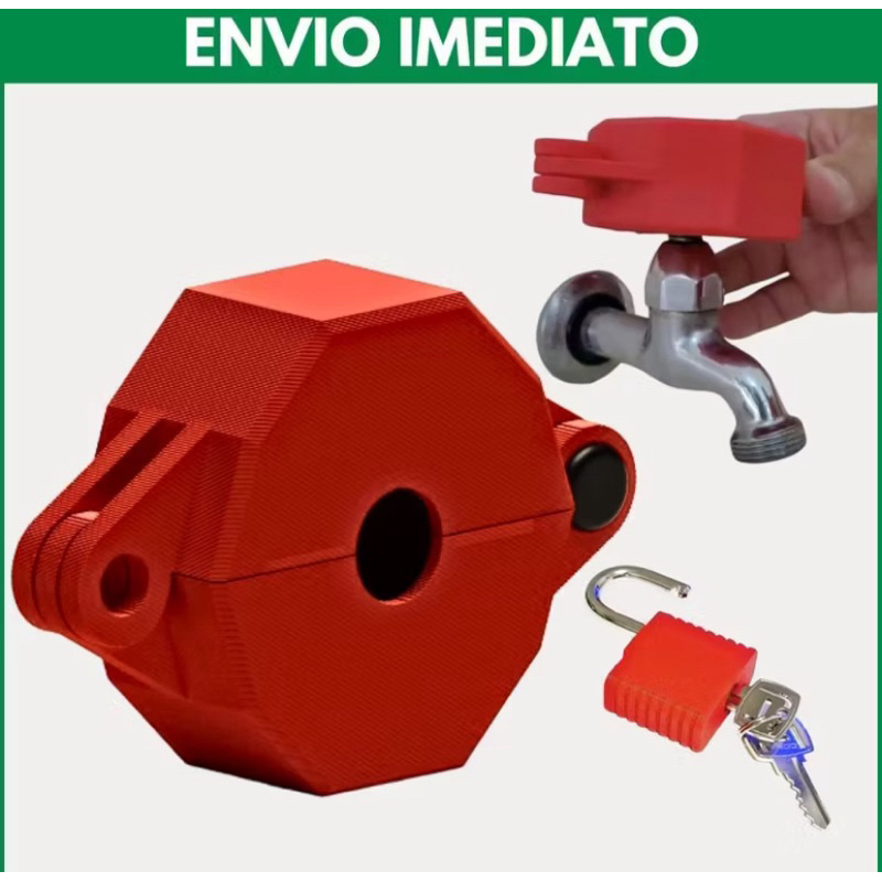 Bloqueio p/ Registros Água Segurança Bebê | 1" A 2,5"