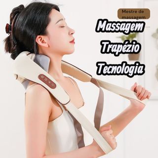 Massageador Cor Aleatória lombar pescoço Colete Shiatsu Massageador Cervical  Lombar Pescoço Infravermelho Elétrico em Oferta na Shopee