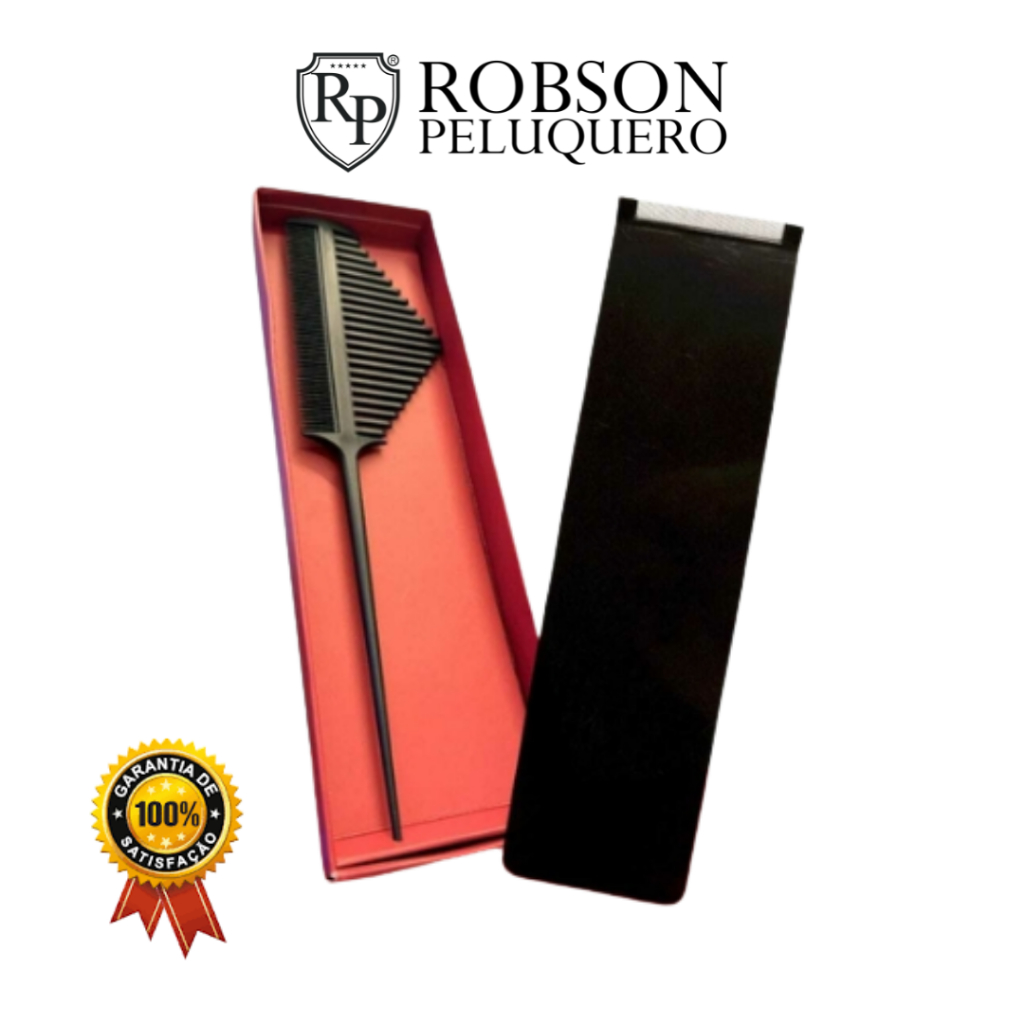 Penquete Dentada + Pente Funil Robson Peluquero - 2 Produtos