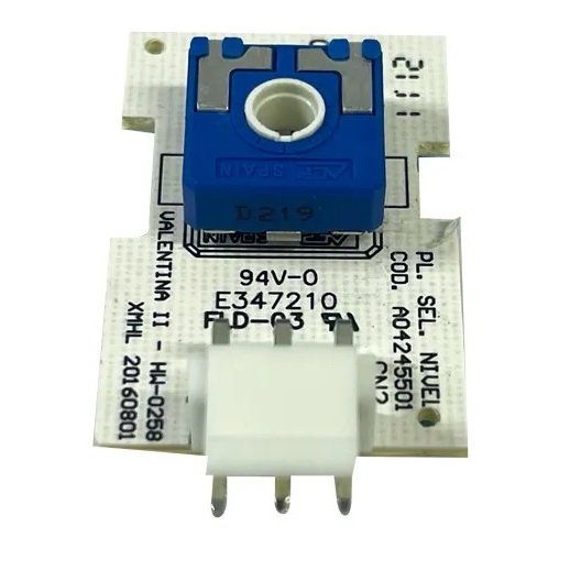 PLACA SELETORA NÍVEL LAVADORA ELECTROLUX LAC16 LPR17 ORIG A04245501