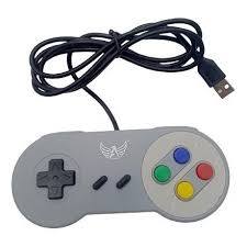 Controle Joystick Nintendo Snes Altomex Xbw-01 estilo retrô