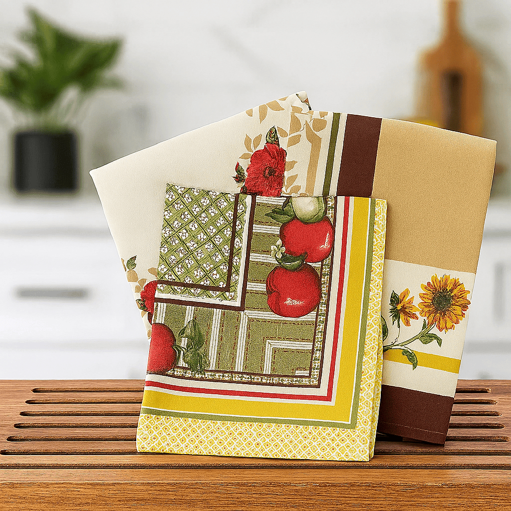 Kit 2 Toalhas De Chá 70x70 Quadrada Mesa Posta em Oferta na Shopee