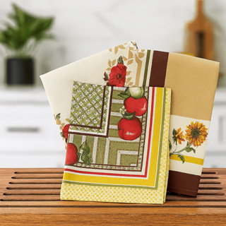 Kit 2 Toalhas De Chá 70x70 Quadrada Mesa Posta em Oferta na Shopee