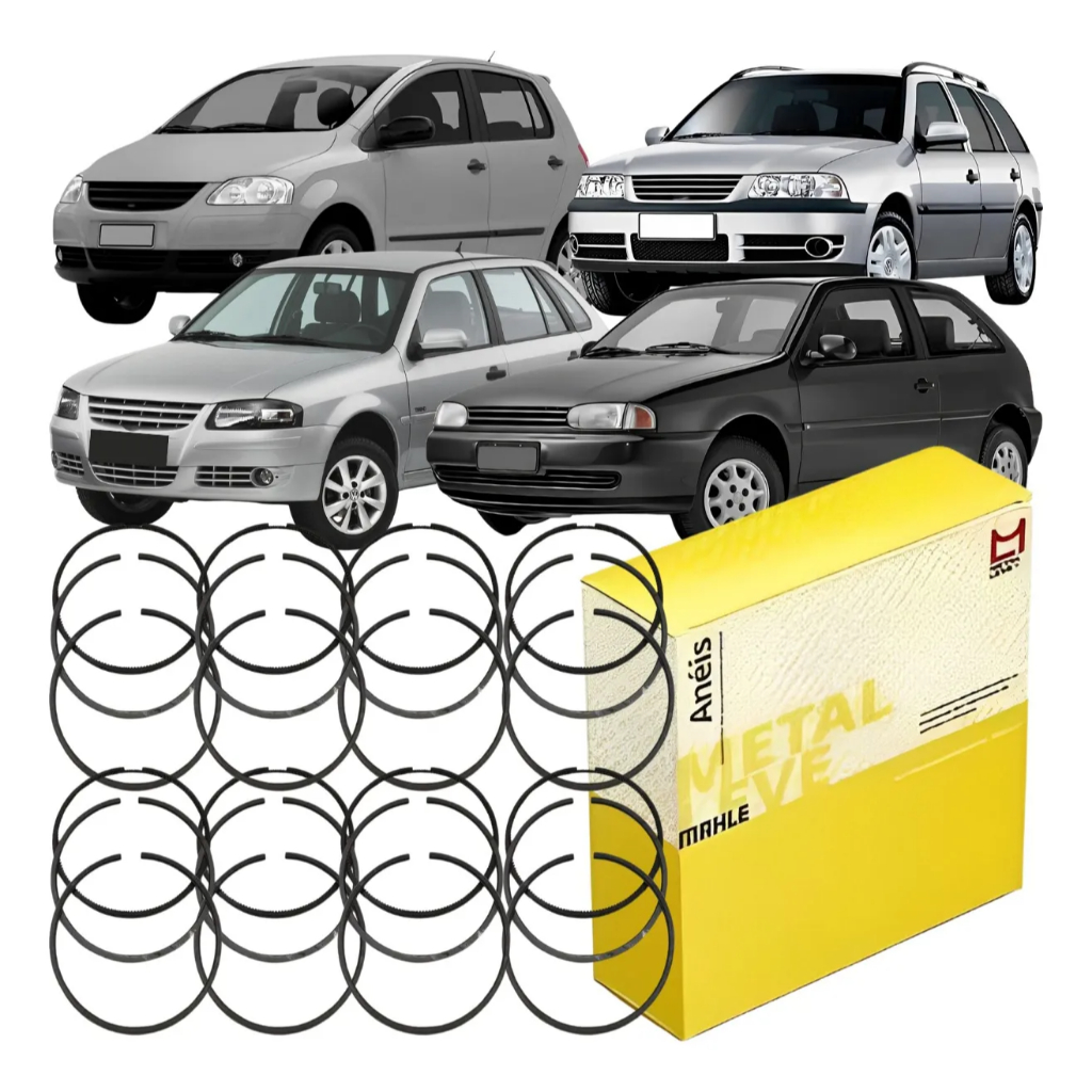 Jogo Anéis Pistão Std Vw Fox 1.0 8v Ea111 Sohc 2006 2007 em Oferta na Shopee