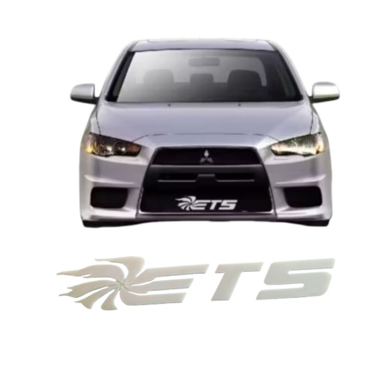 Logotipo Emblema AMS ou ETS para Mitsubishi Lancer ASX Outlander