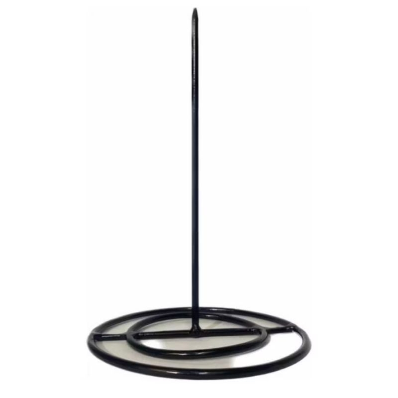 Espeto Porta Papel/Notas em Aço Pintado – Base Dupla Circular Reforçada