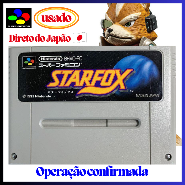 【Direto do Japão】🎮Super Famicom🎮Star Fox
