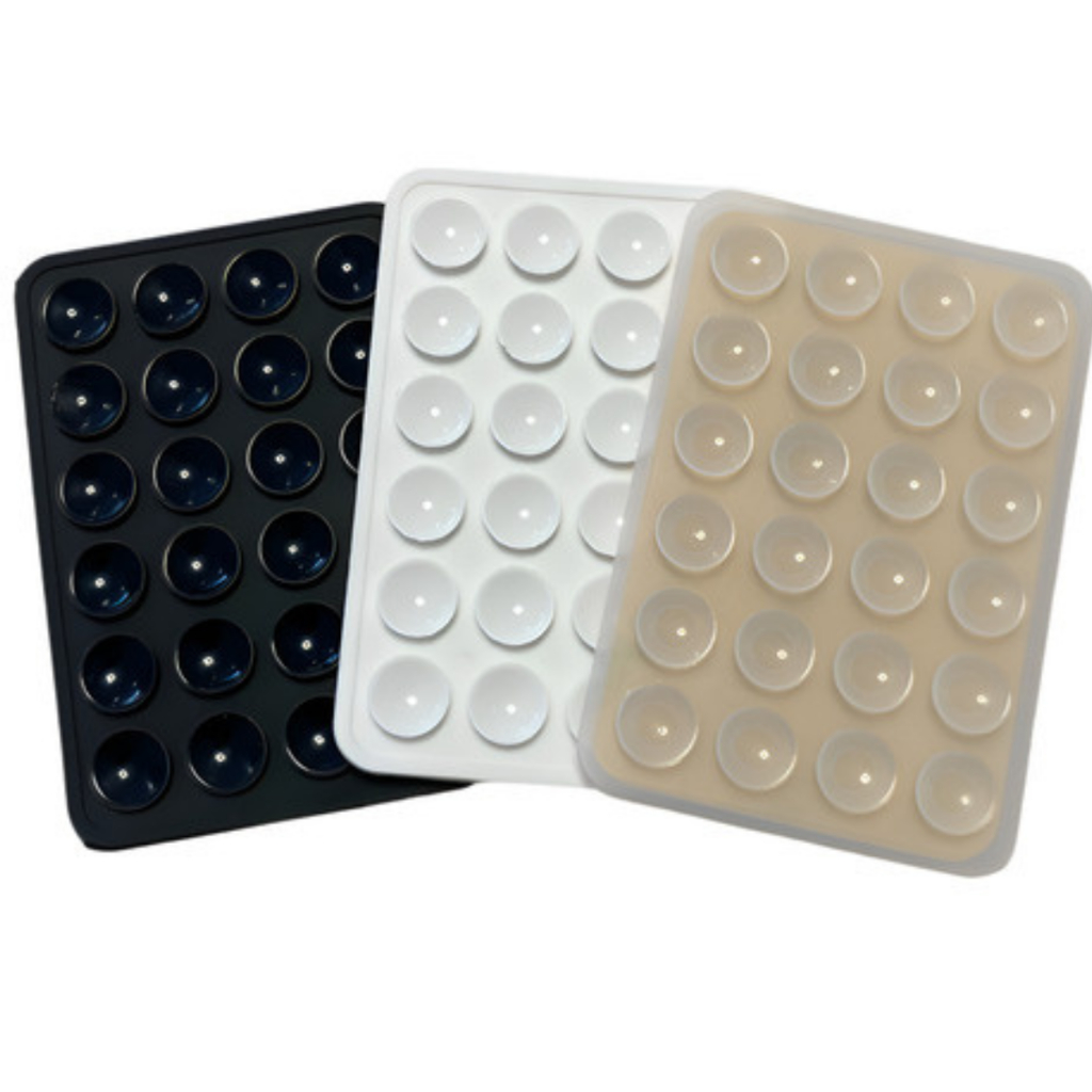 Kit 3 Suporte Ventosa de Silicone para Celular • Gruda na Capinha • Suporte Reutilizável