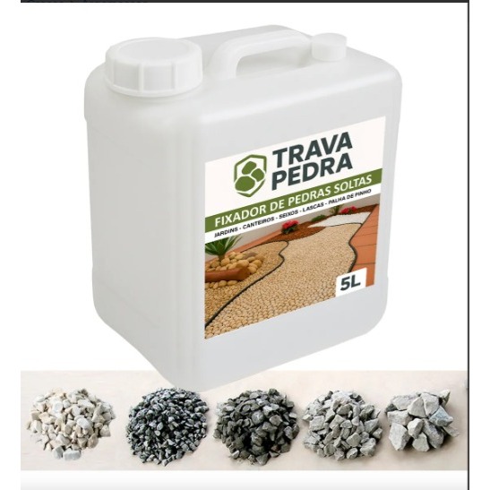 Fixador Cola Pedras Soltas De Jardim Canteiros 5l