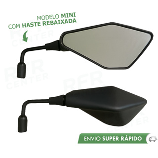 Retrovisor Mini Kawasaki Z400 Rebaixado 90º Honda Ou Yamaha Renascença em Oferta na Shopee