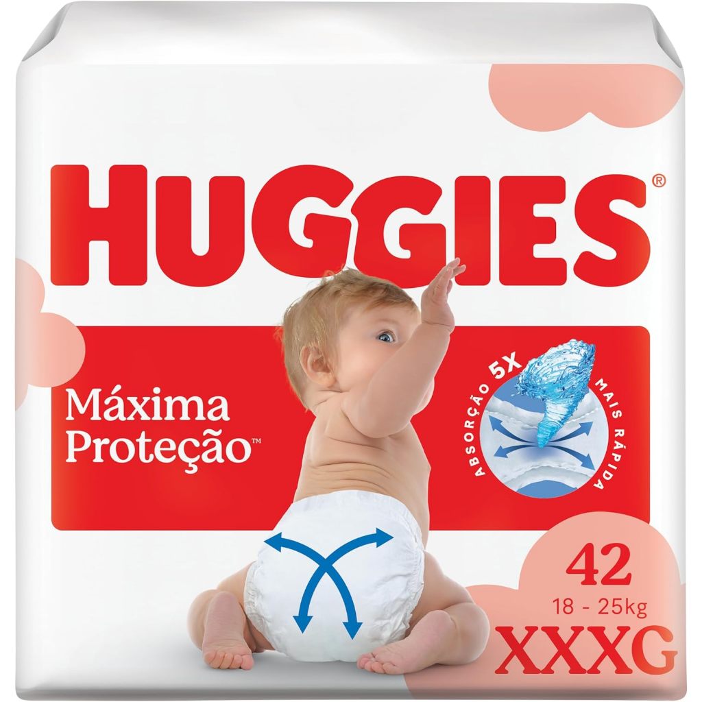 Fralda Infantil Huggies Supreme Care XXXG Com 42 Unidades