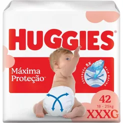 Fralda Infantil Huggies Supreme Care XXXG Com 42 Unidades
