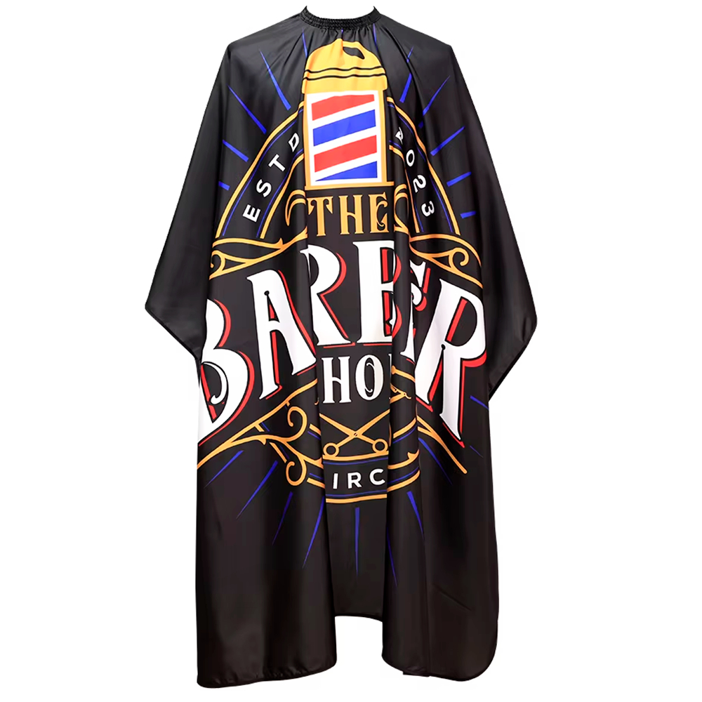 Capa De Corte Microfibra Para Barbeiro Cabeleireiro Barber Personalizado em Oferta na Shopee