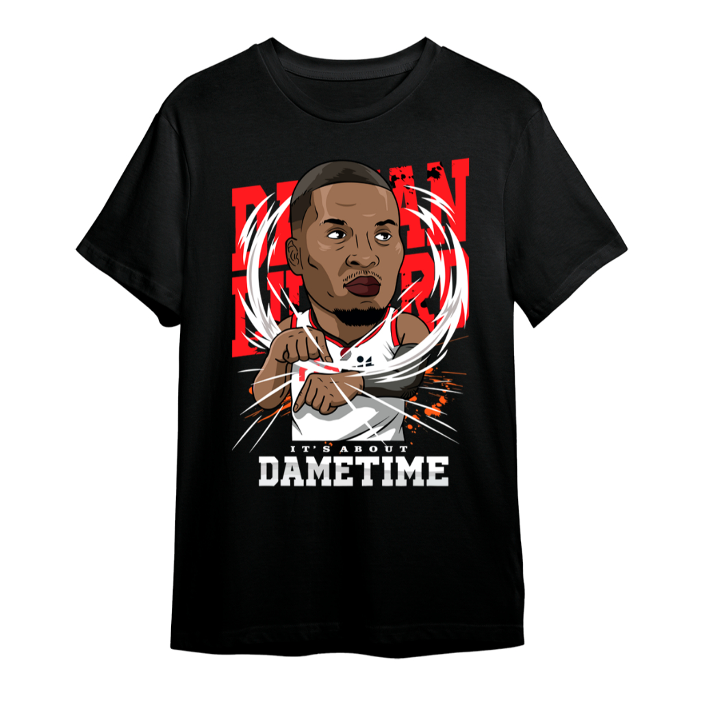 Camiseta Damian Lillard Dame Time – Estilo NBA Streetwear