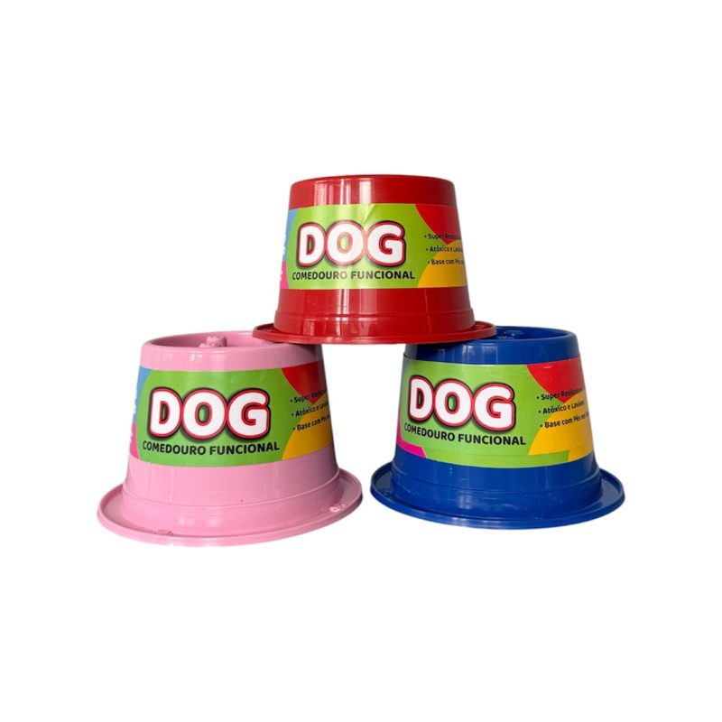 Comedouro Funcional Alto Lento Antiformiga Pets Cachorro