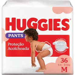 Fralda Roupinha Infantil Huggies Supreme Care M de 36 Unidades