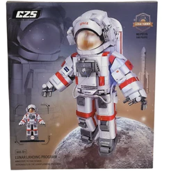 Bloco de Montar Astronauta Edição Lunar 1066 peças - Toys Import J250107027