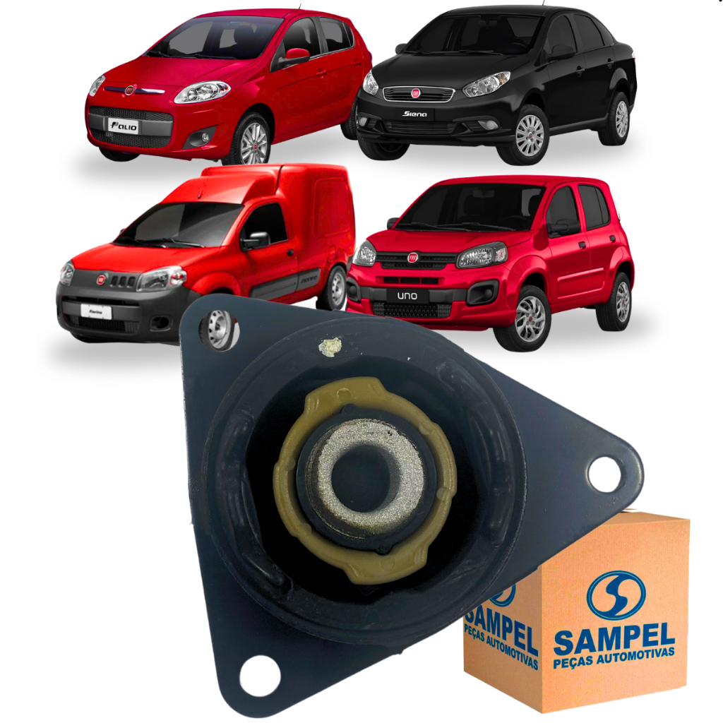 Coxim Esquerdo Câmbio Fiat Idea 1.8 8v 2007 2017 em Oferta na Shopee