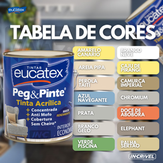 Tinta Interna Sem Cheiro Peg Pinte 3,6L AntiMofo Concreto Apartamento Gesso Drywall Parede em Oferta na Shopee
