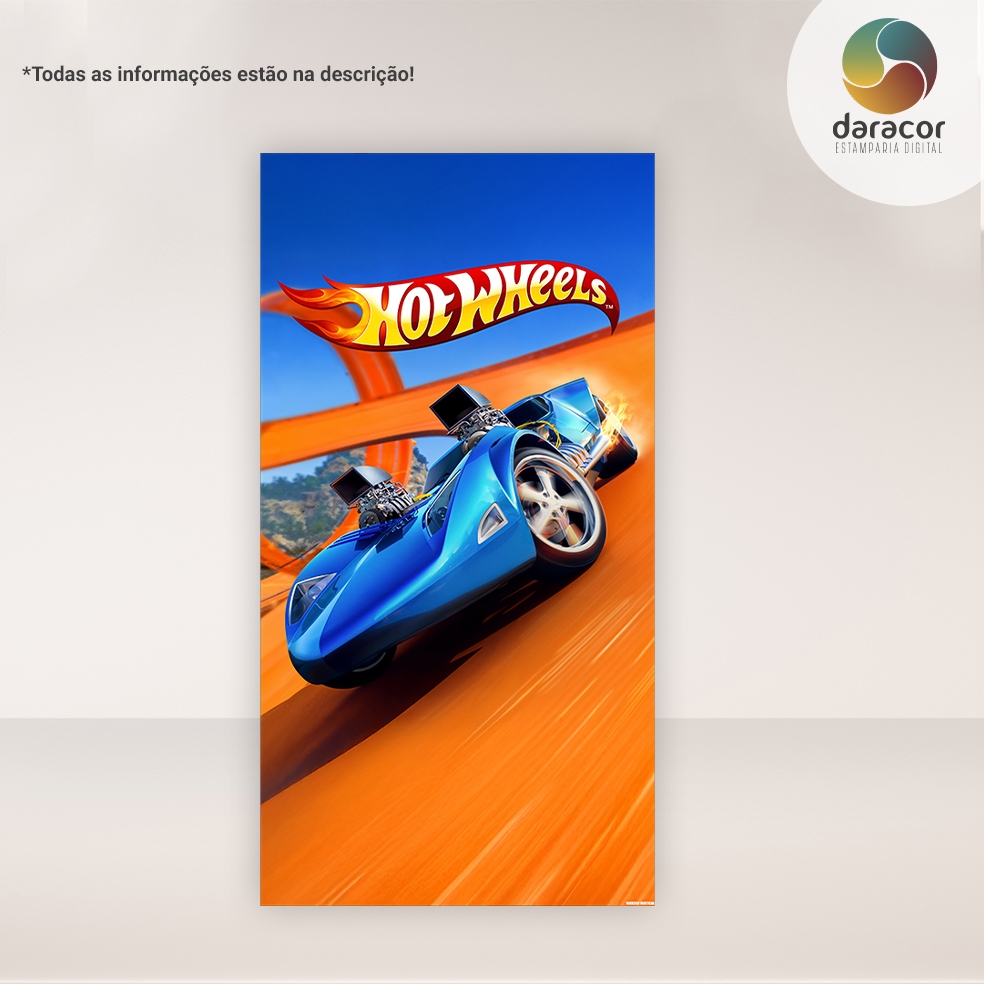 Painel Vertical Hot Whells 01  Face Única em Oferta na Shopee