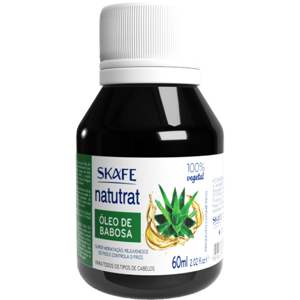 Óleo de Babosa Natutrat 60ml – Hidratação, Crescimento e Fortalecimento | 100% Vegetal Capilar em Oferta na Shopee