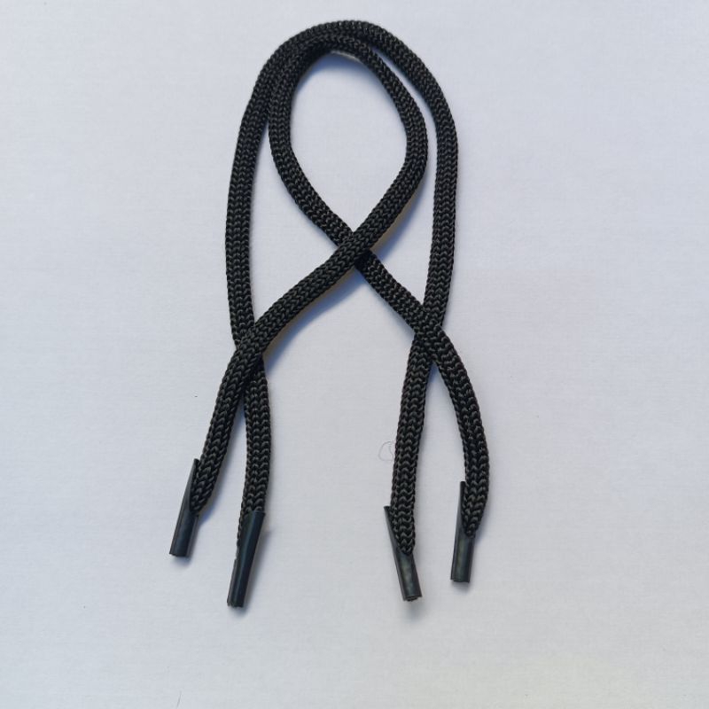 Alça de Nylon para Sacola 6/1-35cm com ponteira - Preto -100 Peças.