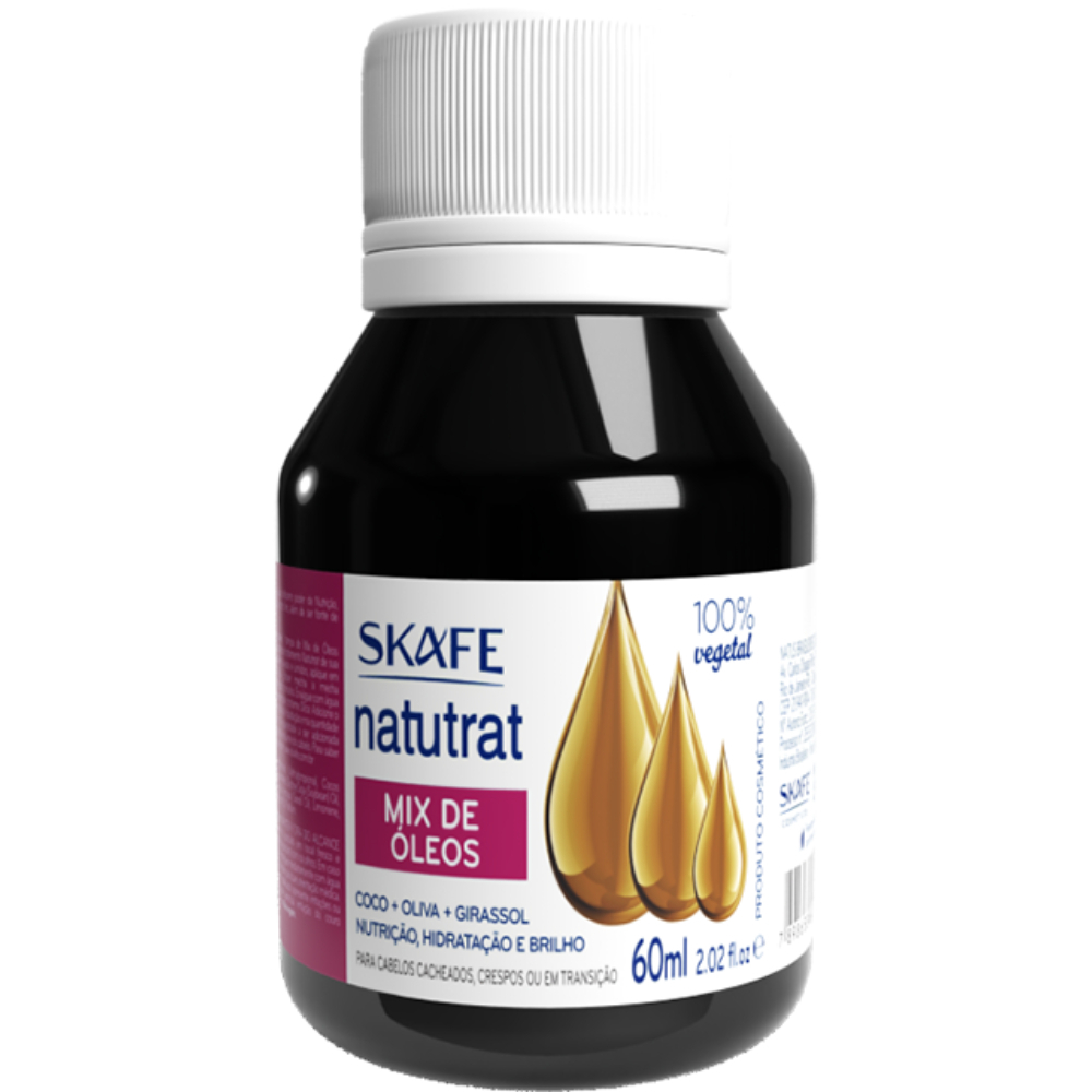 Mix Capilar de Óleos Natutrat S.O.S 60ml | Tratamento Capilar | Óleo 100% Vegetal em Oferta na Shopee