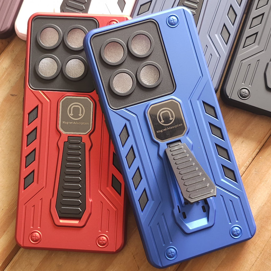 Capa Capinha armadura anti impacto com suporte magnético para Motorola Moto Edge 60 Fusion | Edge 50 | Edge 50 fusion em Oferta na Shopee