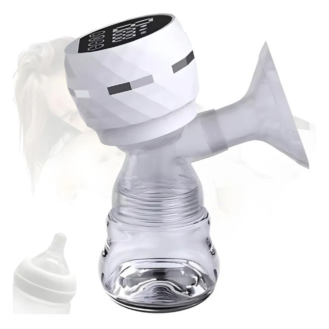 Bomba Tira-Leite Elétrica Indolor Material Resistente Extrator de Leite