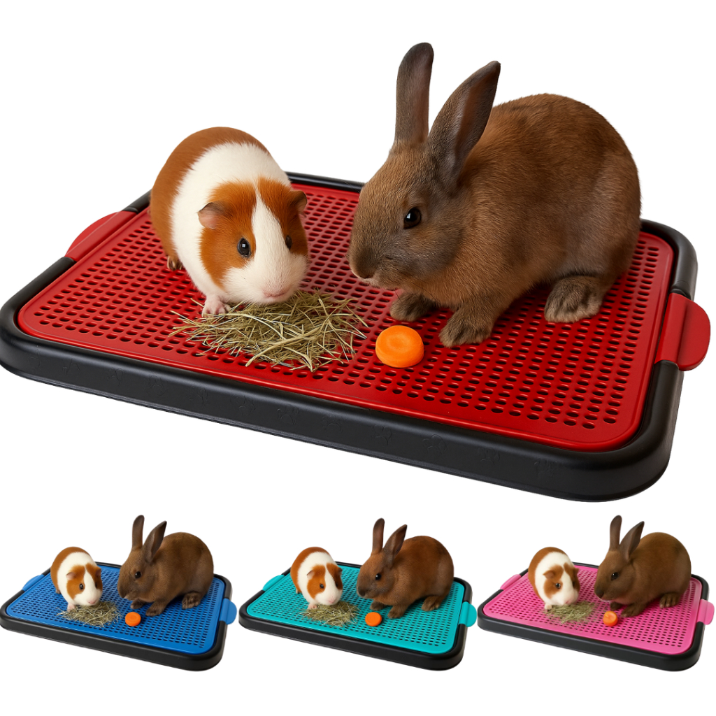 Tapete Banheiro Sanitário Lavável Coelho Porquinho da Índia Roedores - BrinqPet