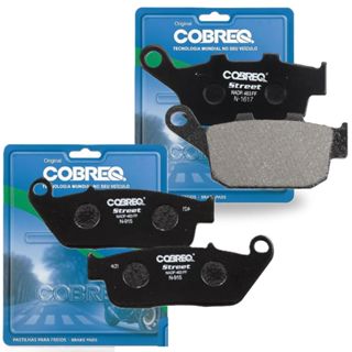 Kit Pastilhas de Freio Cb 500X / Cb 500F / Nc 750X / Cbr 500R Cobreq em Oferta na Shopee