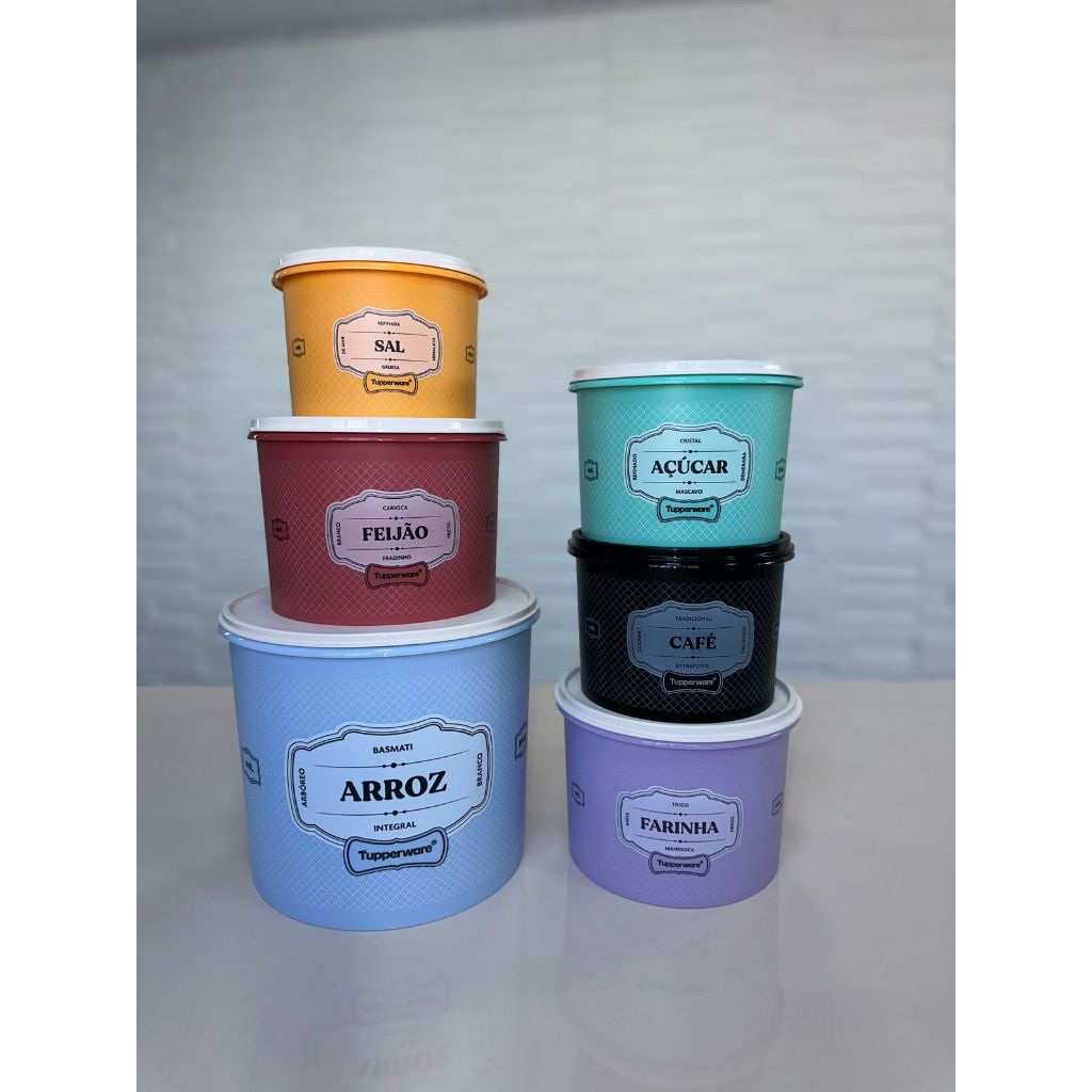 Tupper Caixa Linha Bistrô Tupperware - Linha Essences NOVA Porta Mantimentos Tuppeware Essences
