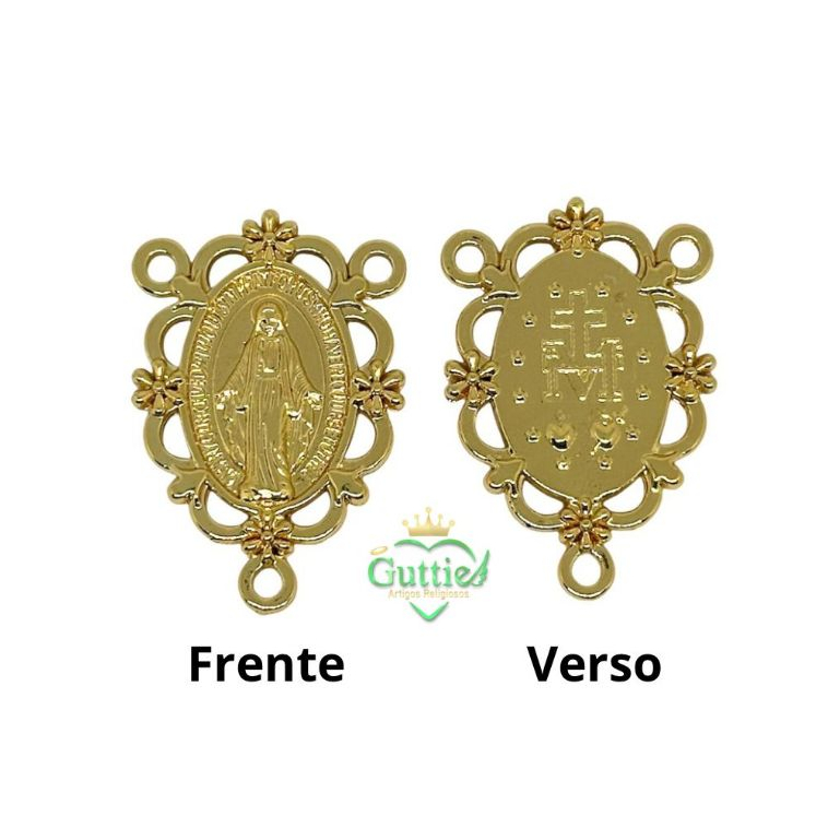 KIT 5 peças Salve-Rainha frente e verso NS das Graças (T...)