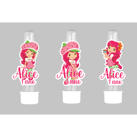 ENVIO RÁPIDO | Tags Apliques Para Tubetes | Lembrancinhas | Aniversário | Personalizados | Moranguinho