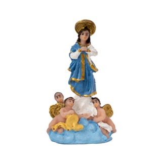 Imagem Nossa Senhora da Conceição em Resina 7 cm em Oferta na Shopee